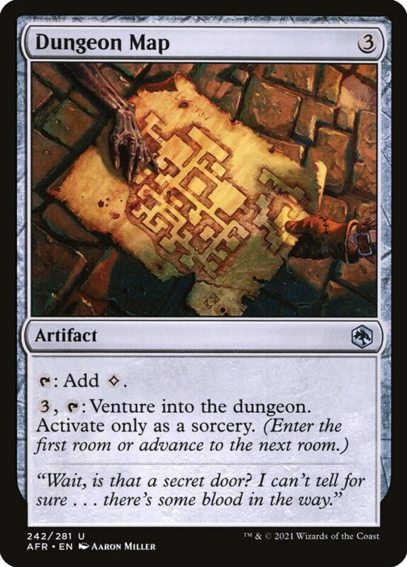 Dungeon Map — afr 242 — Magic The Gathering TCG