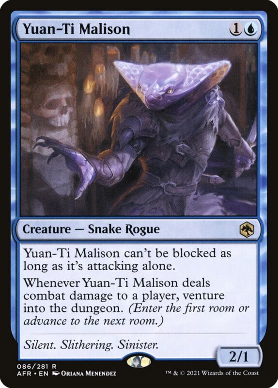 Yuan-Ti Malison — afr 86 — Magic The Gathering TCG