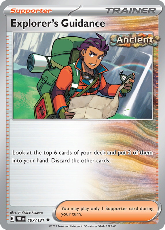 Explorer's Guidance — sv8pt5 107 — Pokémon TCG
