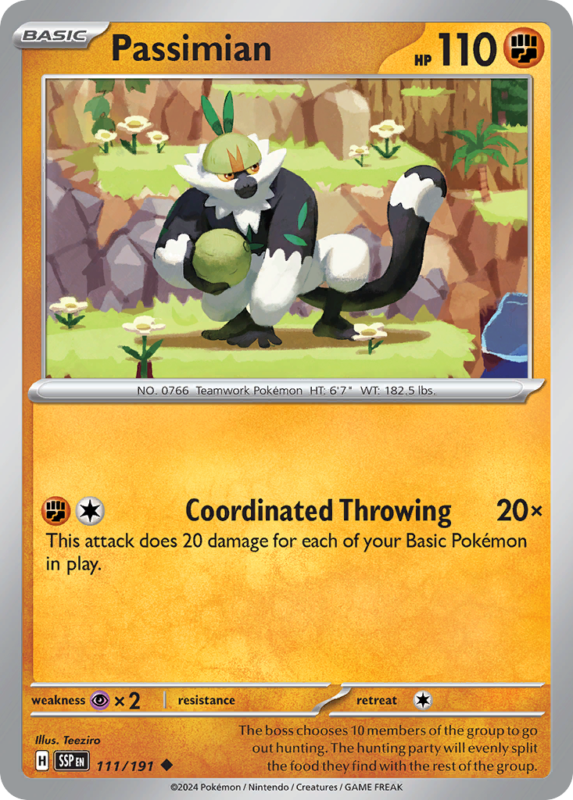Passimian — sv8 111 — Pokémon TCG