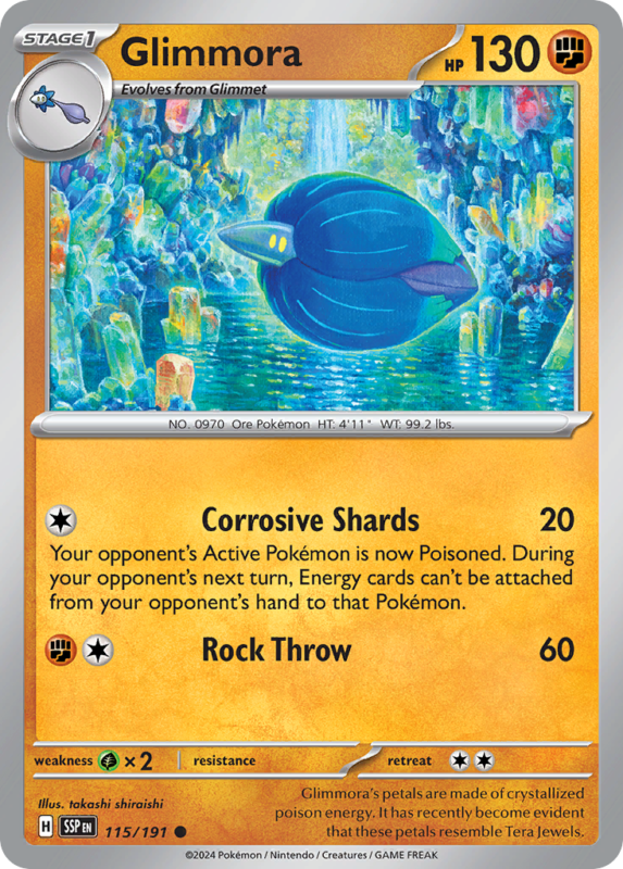 Glimmora — sv8 115 — Pokémon TCG