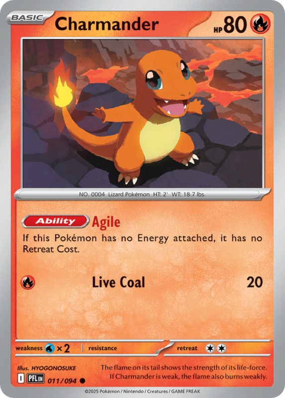 Charmander — me2 11 — Pokémon TCG