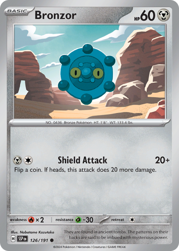 Bronzor — sv8 126 — Pokémon TCG