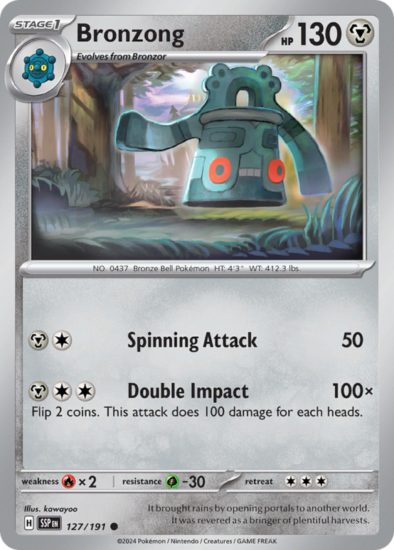 Bronzong — sv8 127 — Pokémon TCG