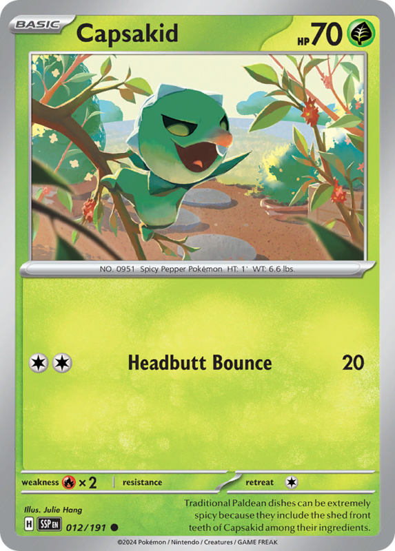 Capsakid — sv8 12 — Pokémon TCG