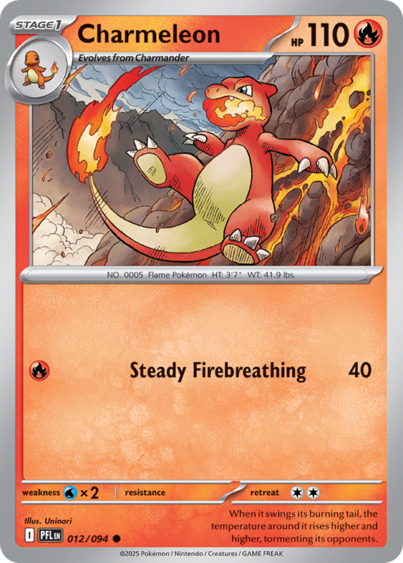 Charmeleon — me2 12 — Pokémon TCG