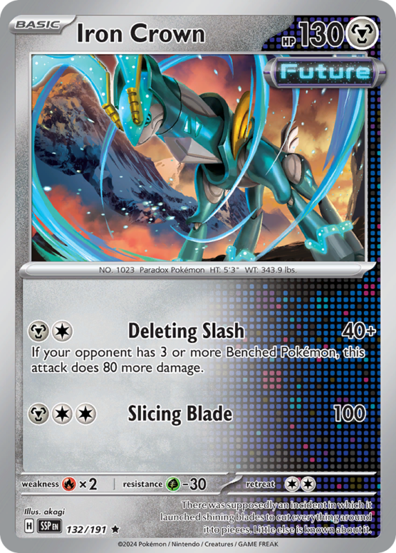 Iron Crown — sv8 132 — Pokémon TCG