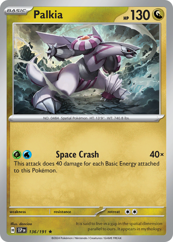 Palkia — sv8 136 — Pokémon TCG