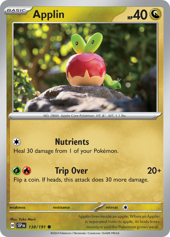 Applin — sv8 138 — Pokémon TCG