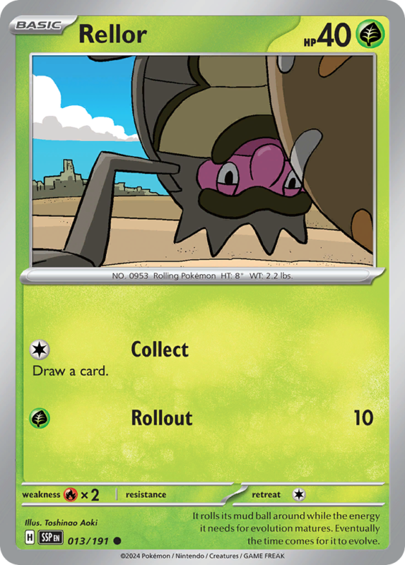 Rellor — sv8 13 — Pokémon TCG