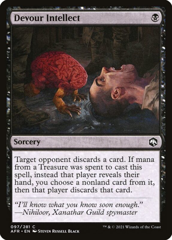 Devour Intellect — afr 97 — Magic The Gathering TCG