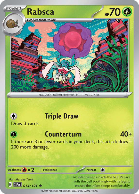 Rabsca — sv8 14 — Pokémon TCG
