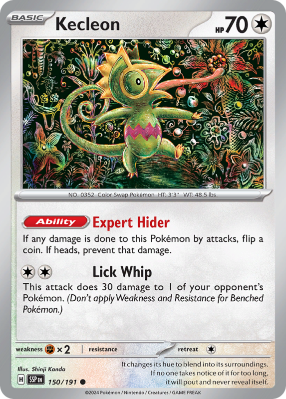 Kecleon — sv8 150 — Pokémon TCG
