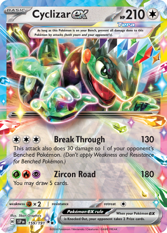 Cyclizar ex — sv8 159 — Pokémon TCG