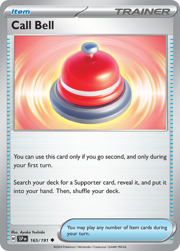 Call Bell — sv8 165 — Pokémon TCG