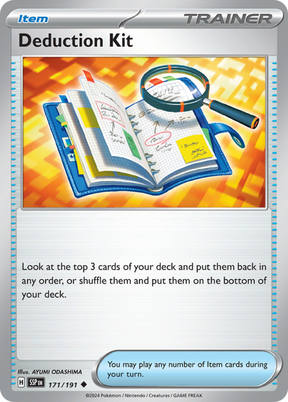 Deduction Kit — sv8 171 — Pokémon TCG