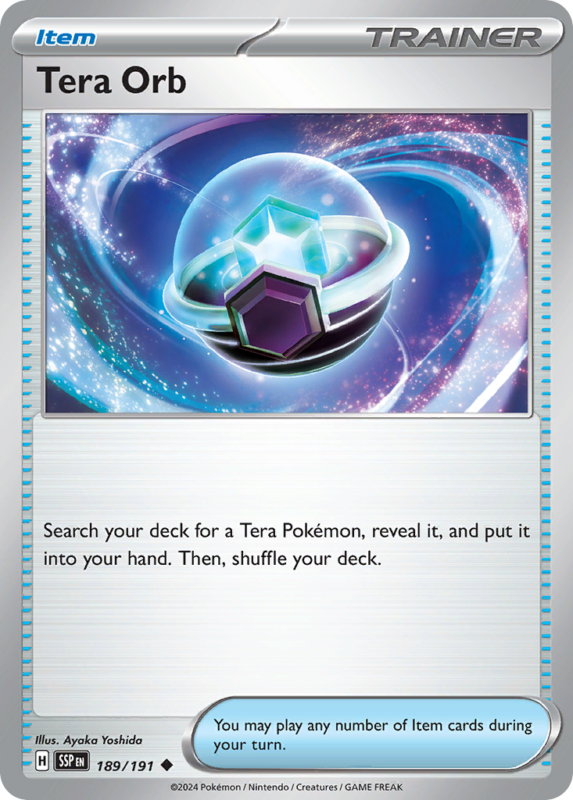 Tera Orb — sv8 189 — Pokémon TCG