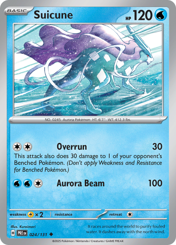 Suicune — sv8pt5 24 — Pokémon TCG