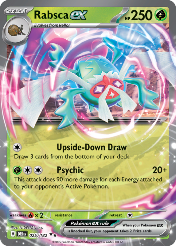 Rabsca ex — sv10 25 — Pokémon TCG