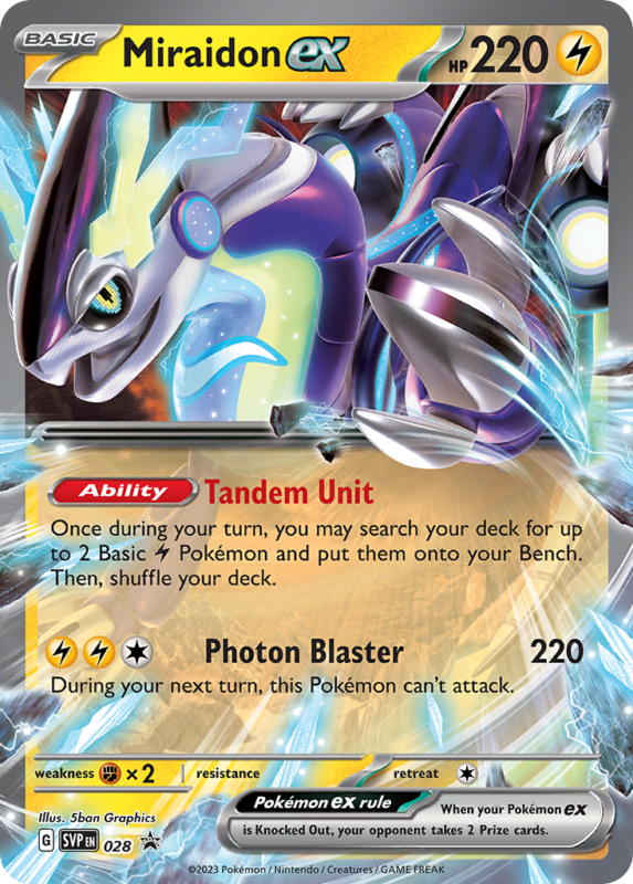 Miraidon ex — svp 28 — Pokémon TCG