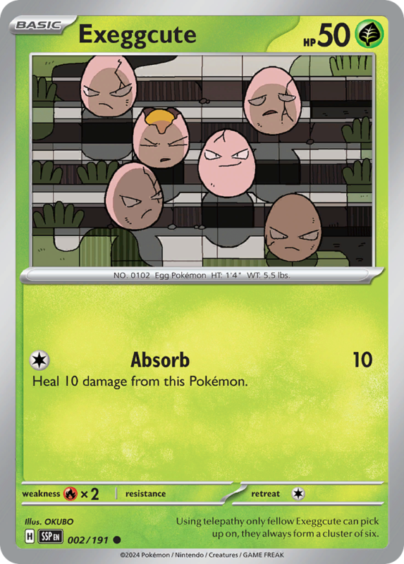 Exeggcute — sv8 2 — Pokémon TCG