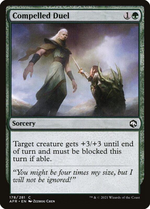 Compelled Duel — afr 178 — Magic The Gathering TCG