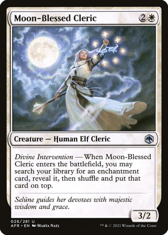 Moon-Blessed Cleric — afr 26 — Magic The Gathering TCG