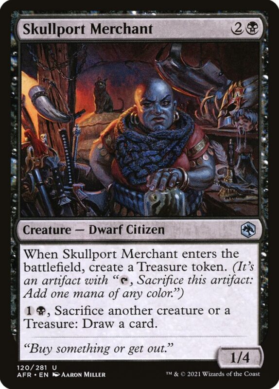 Skullport Merchant — afr 120 — Magic The Gathering TCG