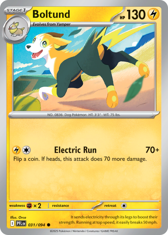 Boltund — me2 31 — Pokémon TCG