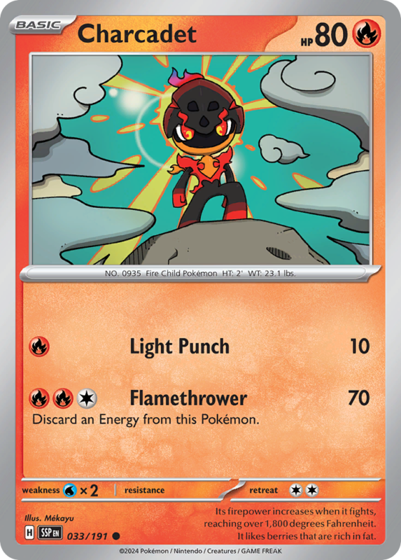 Charcadet — sv8 33 — Pokémon TCG