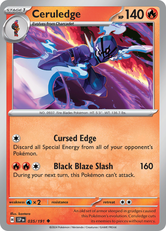 Ceruledge — sv8 35 — Pokémon TCG