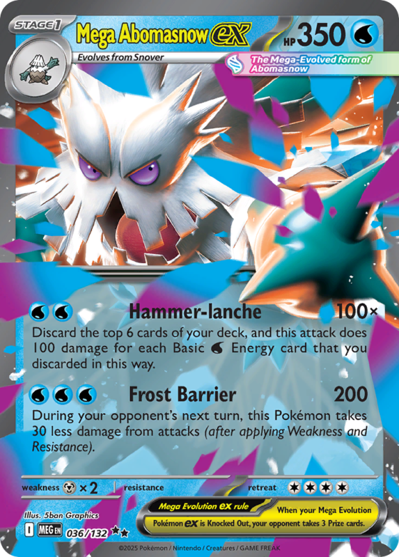 Mega Abomasnow ex — me1 36 — Pokémon TCG