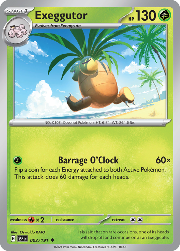 Exeggutor — sv8 3 — Pokémon TCG