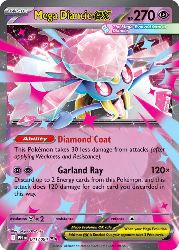 Mega Diancie ex — me2 41 — Pokémon TCG