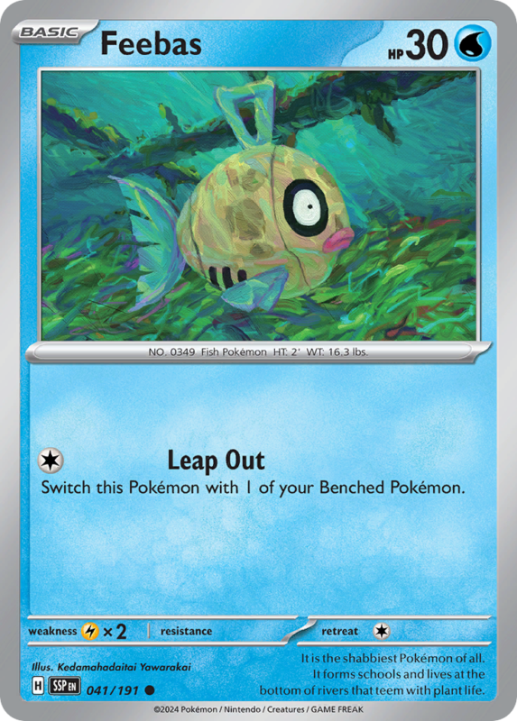 Feebas — sv8 41 — Pokémon TCG