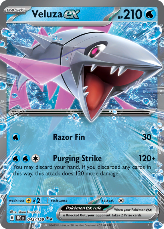 Veluza ex — sv9 43 — Pokémon TCG