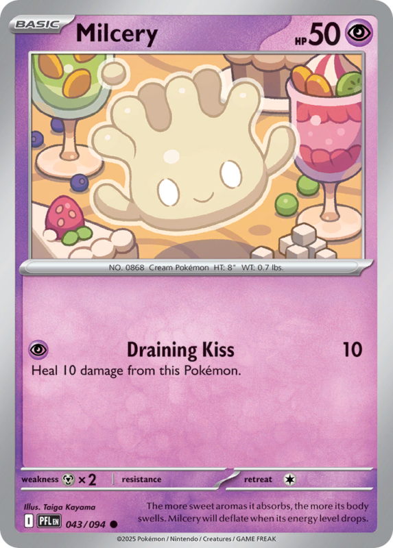 Milcery — me2 43 — Pokémon TCG