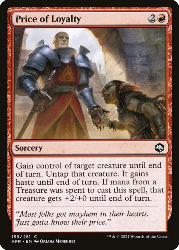 Price of Loyalty — afr 159 — Magic The Gathering TCG