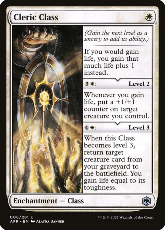Cleric Class — afr 6 — Magic The Gathering TCG
