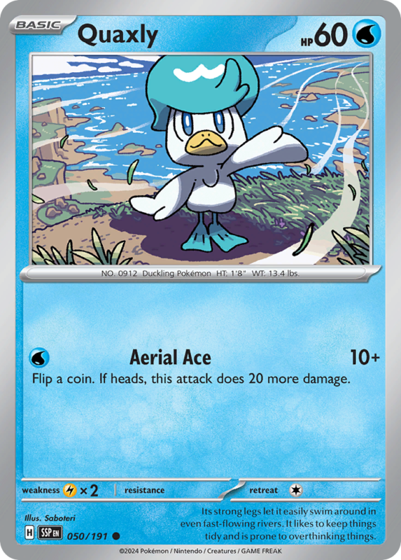 Quaxly — sv8 50 — Pokémon TCG