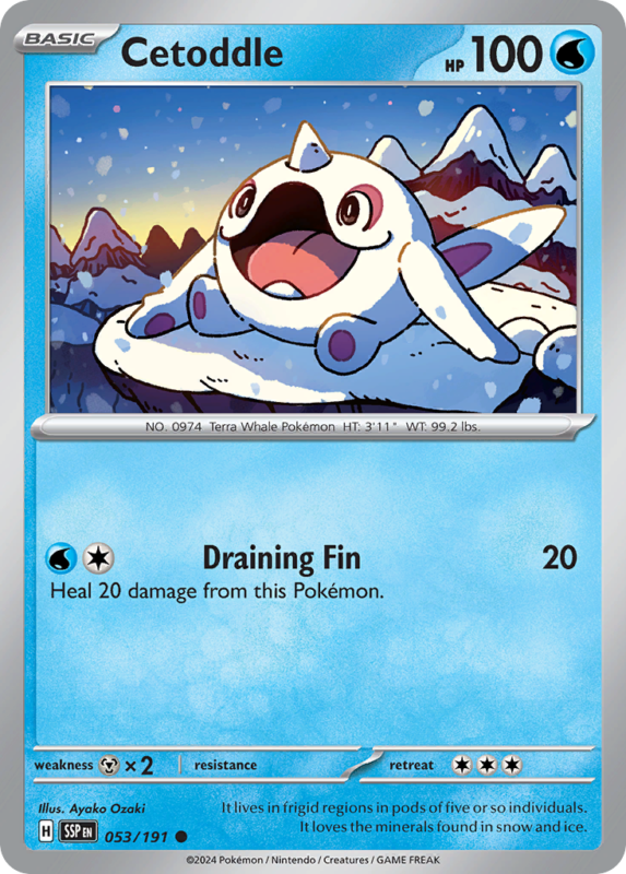 Cetoddle — sv8 53 — Pokémon TCG
