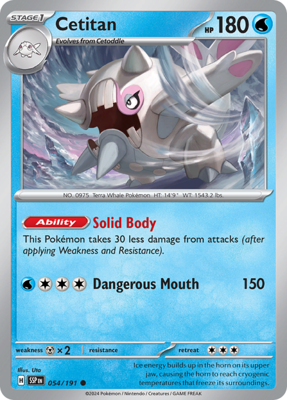 Cetitan — sv8 54 — Pokémon TCG