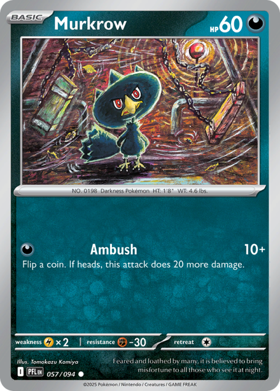 Murkrow — me2 57 — Pokémon TCG