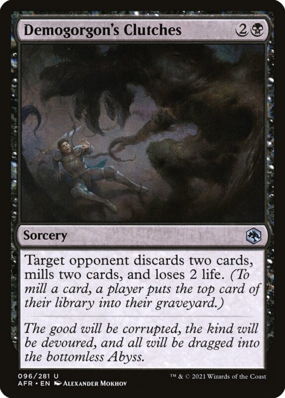 Demogorgon's Clutches — afr 96 — Magic The Gathering TCG