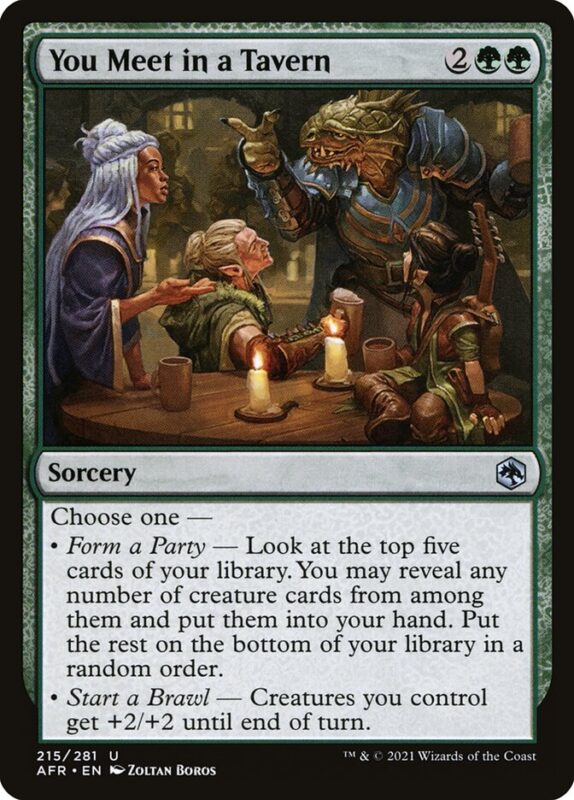 You Meet in a Tavern — afr 215 — Magic The Gathering TCG
