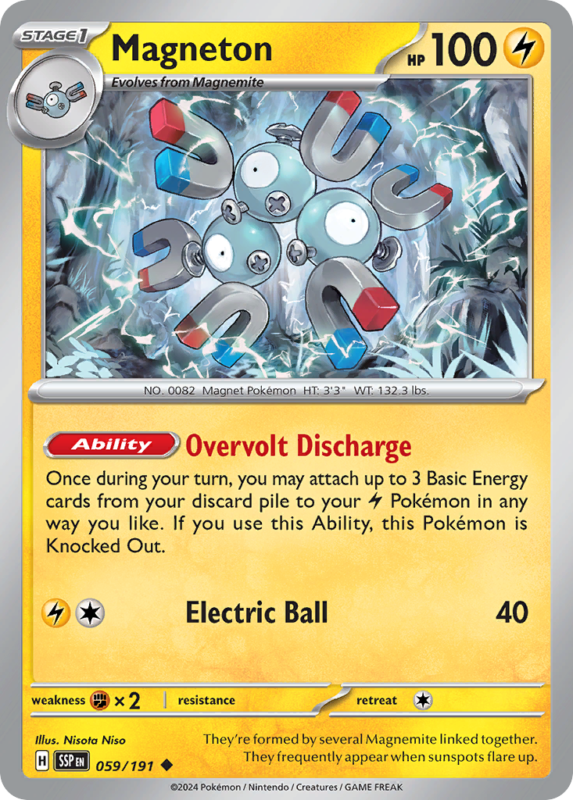 Magneton — sv8 59 — Pokémon TCG