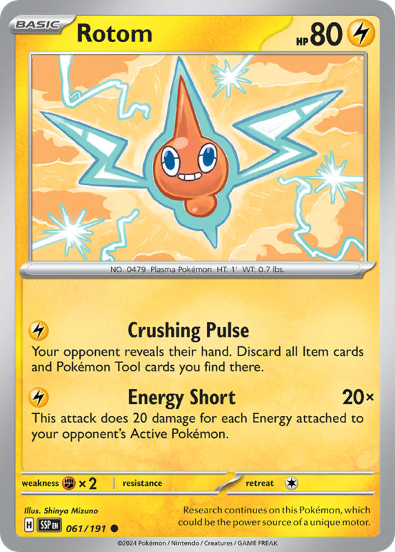 Rotom — sv8 61 — Pokémon TCG