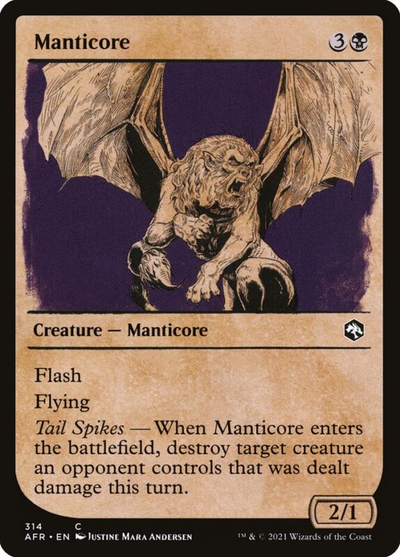 Manticore — afr 314 — Magic The Gathering TCG