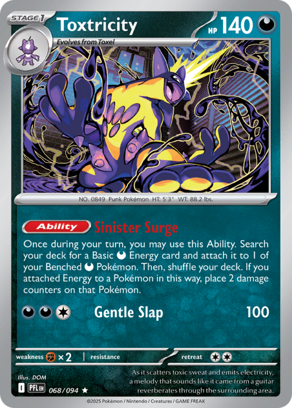 Toxtricity — me2 68 — Pokémon TCG