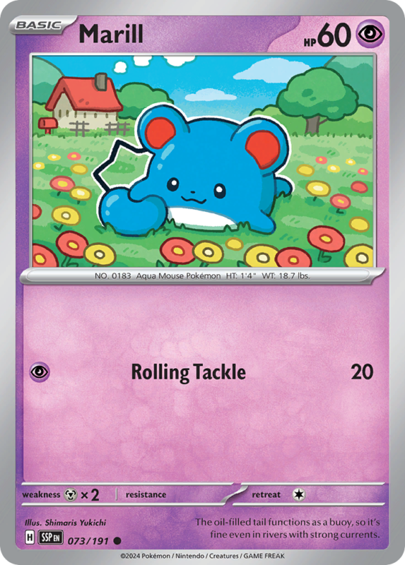 Marill — sv8 73 — Pokémon TCG